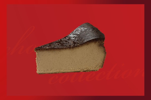 チョコレートのバスクチーズケーキ