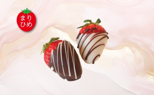 苺のコーティングチョコ 2種類