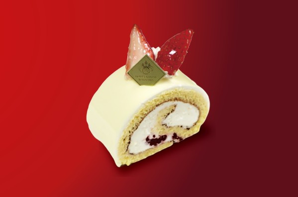 苺とチーズの ロールケーキ