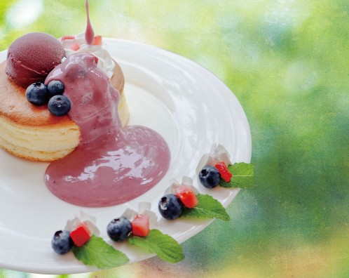 ブルーベリーパンケーキ