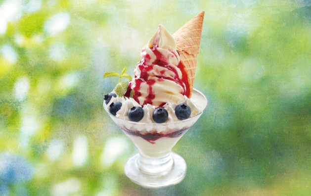 いちごのパンケーキ