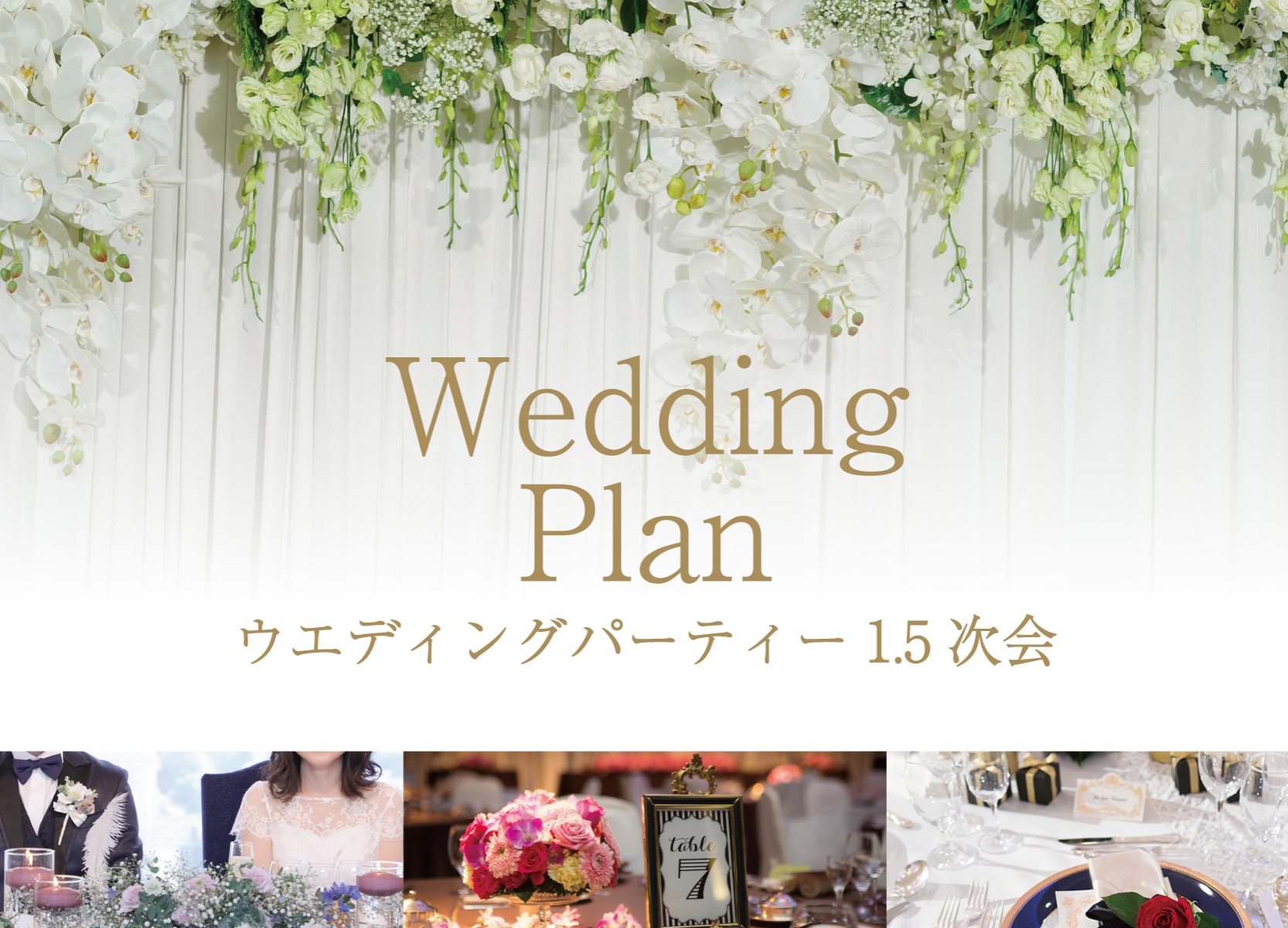 Wedding Plan  1.5次会